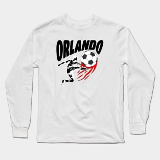 Orlando Soccer Enthusiast: Kickin' It Orlando Florida Style Long Sleeve T-Shirt